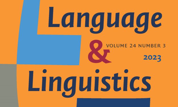 Language & Linguistics 24.3 is now available