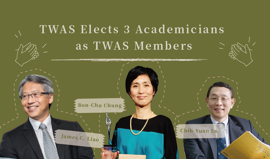 TWAS Elects 3 Academicians as TWAS Members