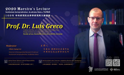 2020 Maestro’s Lecture: Prof. Dr. Luís Greco