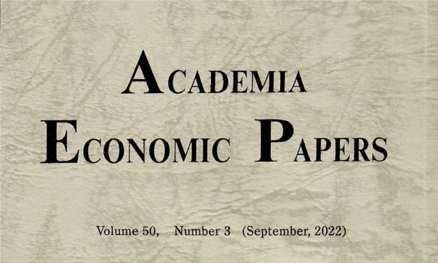 Academia Economic Papers Vol. 50, No. 3 has been published