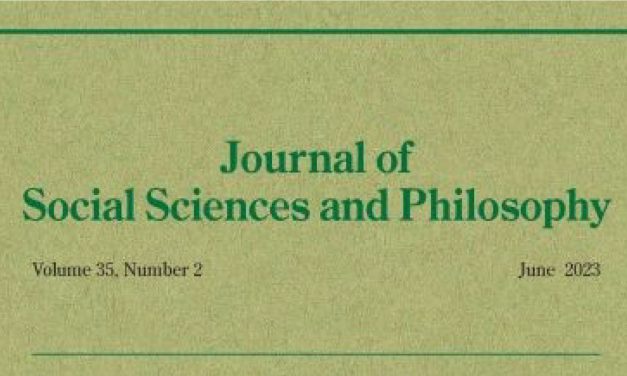 Journal of Social Sciences and Philosophy, Vol. 35, No. 2 has been published