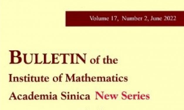 期刊出版〉《數學集刊》第 17 卷第 2 期已出版
